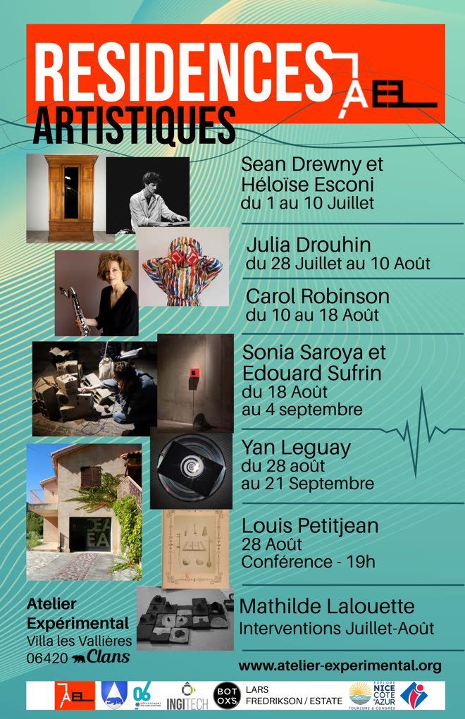 Affiche résidences 2025